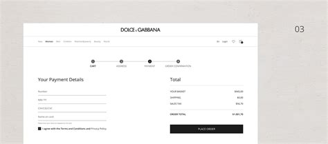 dolce gabbana order tracker